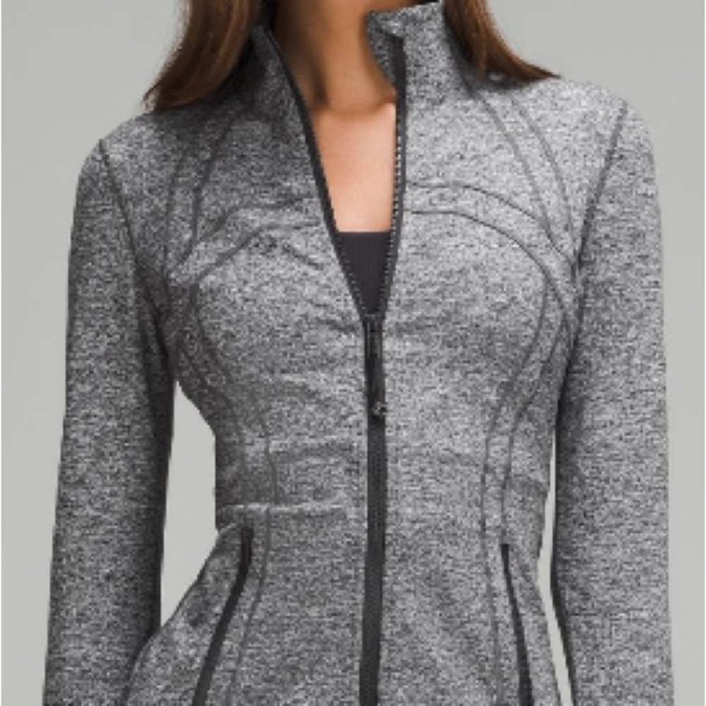 Like new- heathered black Define Jacket